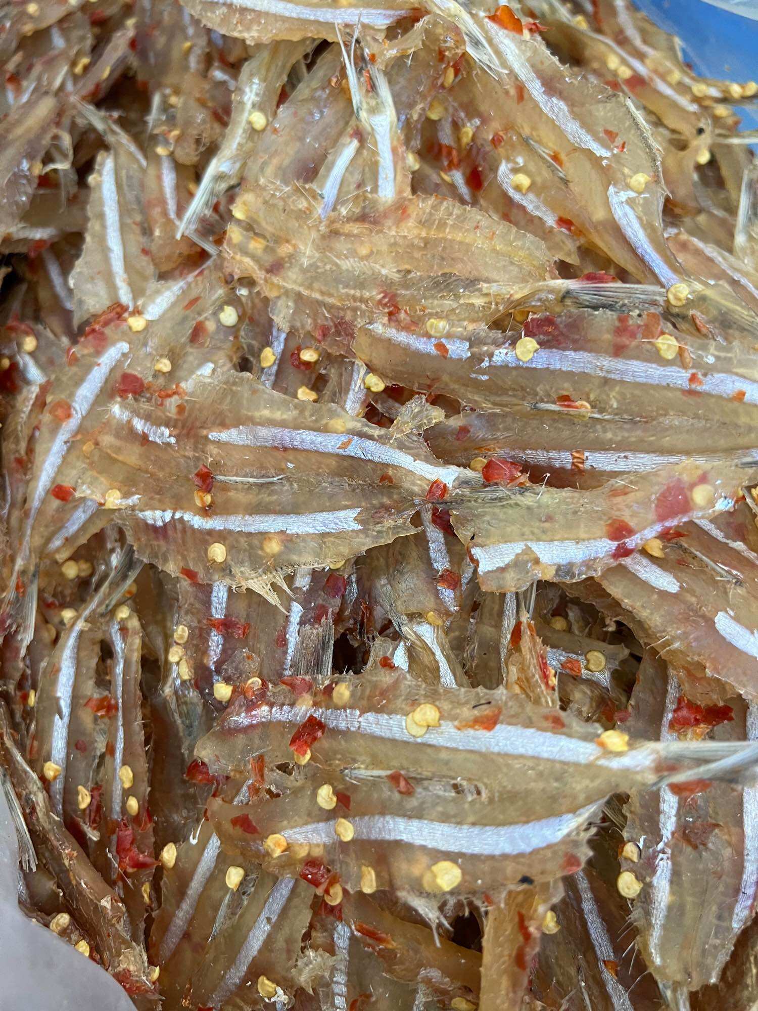 Khô cá cơm trổng tách xương