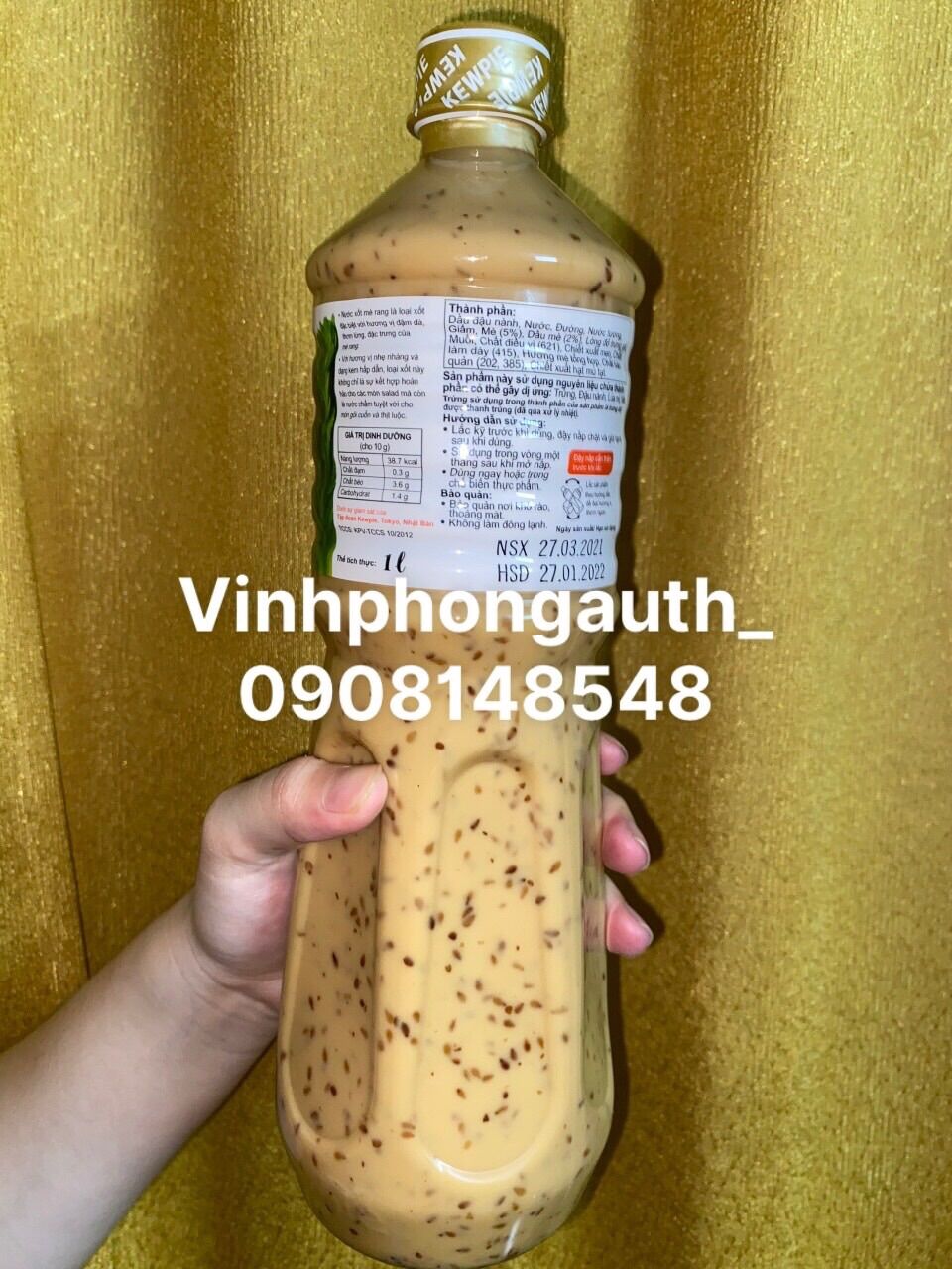 Sốt mè rang kewpie 1L