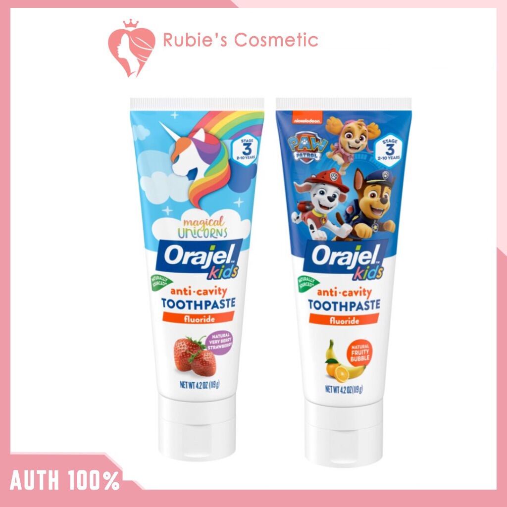 Kem đánh răng cho bé Orajel từ 2-10 tuổi Orajel Kids Fluoride Toothpaste