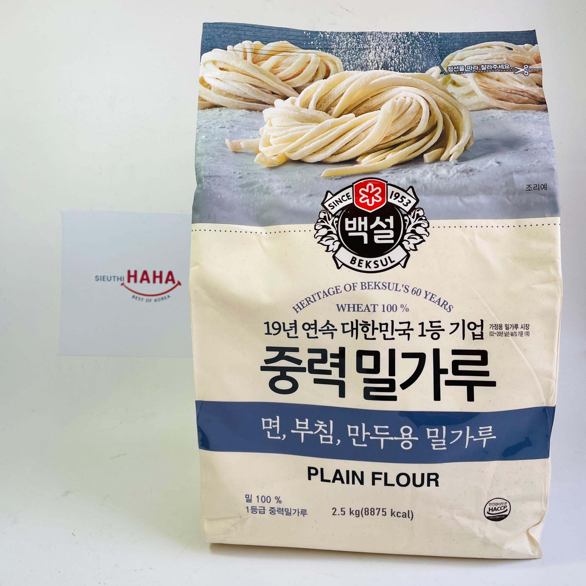 Bột mì Hàn Quốc 2.5kg CJ BEKSUL PLAIN FLOUR - Bột Số 11