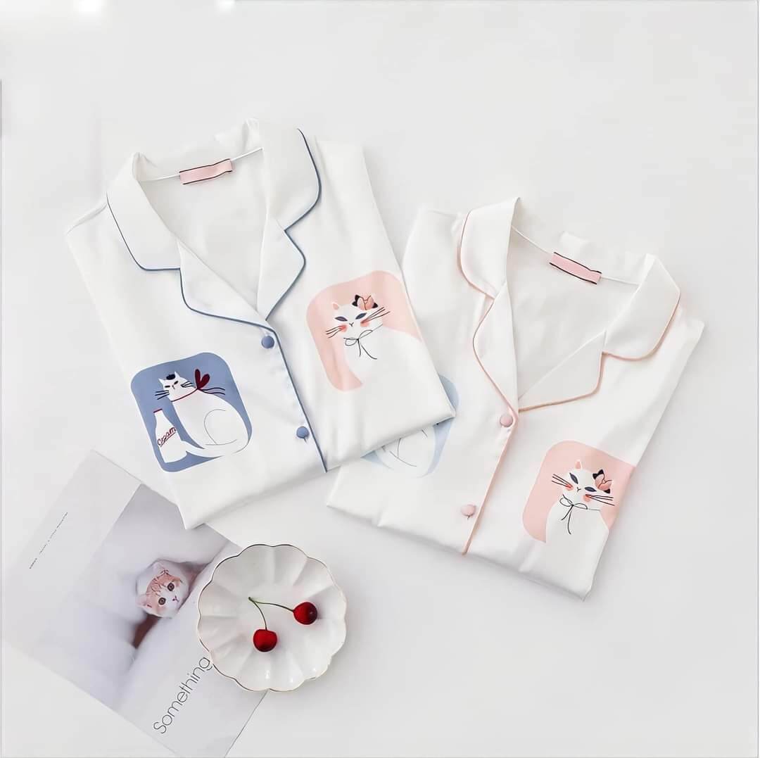 Bộ lụa satin mềm mịn