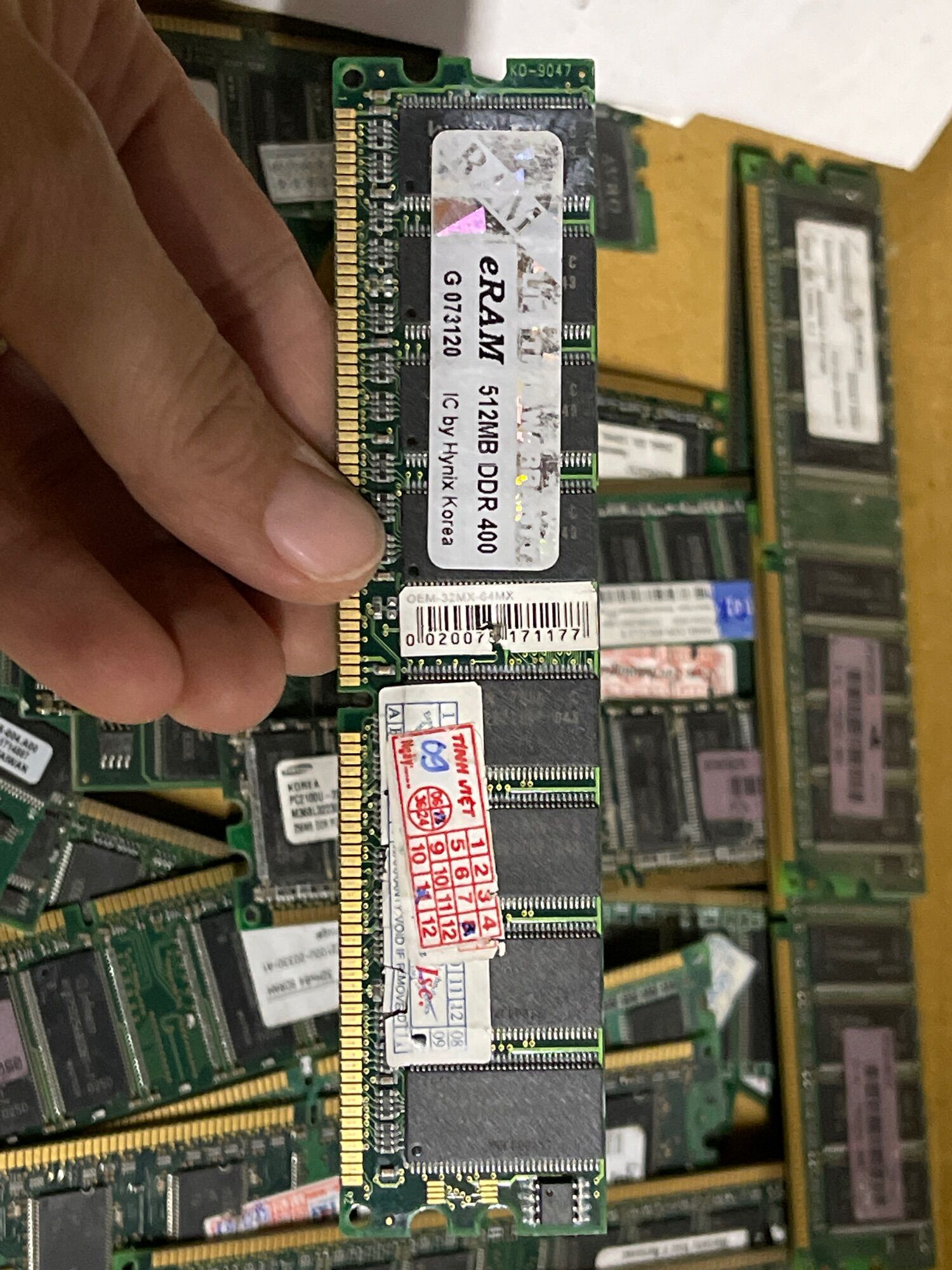 DDR1 copier Ram 512m bus 266 / 333 / 400