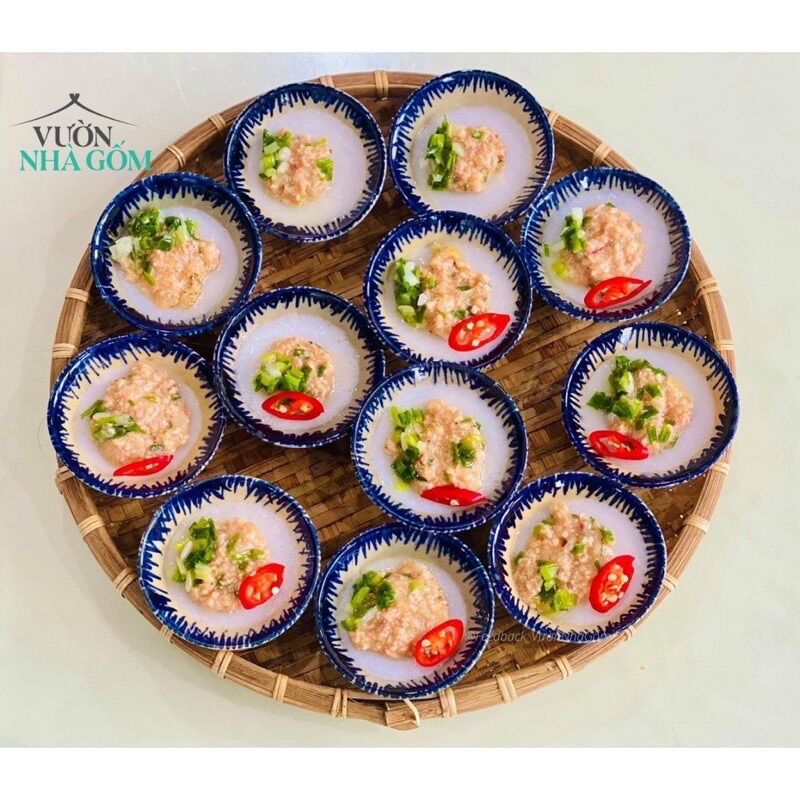 10 chén bánh bèo, chén nướng than, chén trứng nướng, chén hàu nướng chén không láng mịn.mà có sạn nhỏ ở lòng chén