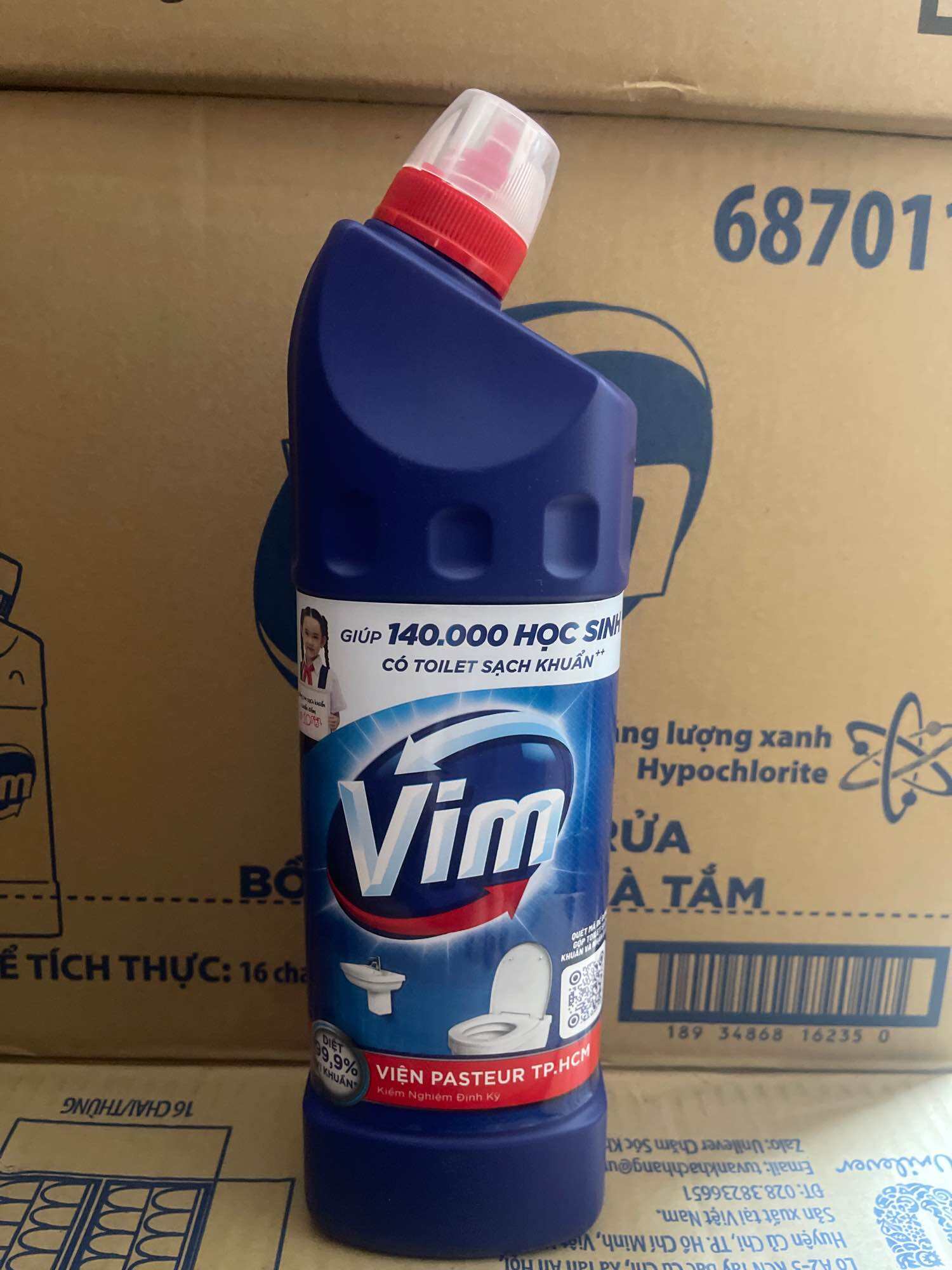 Nước Tẩy Bồn Cầu Diệt Khuẩn Vim (880ml)