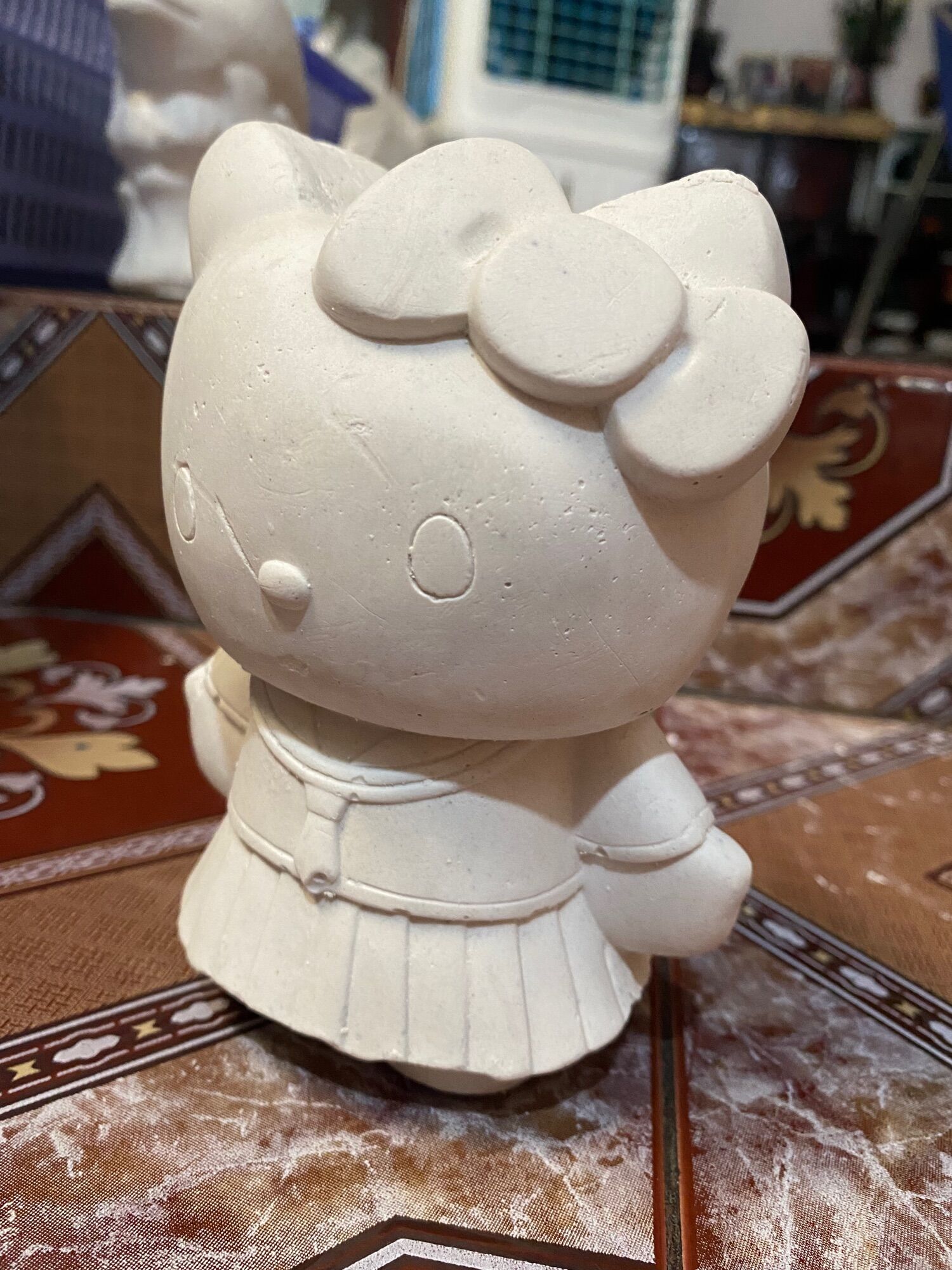 Tượng thạch cao helokitty 15cm