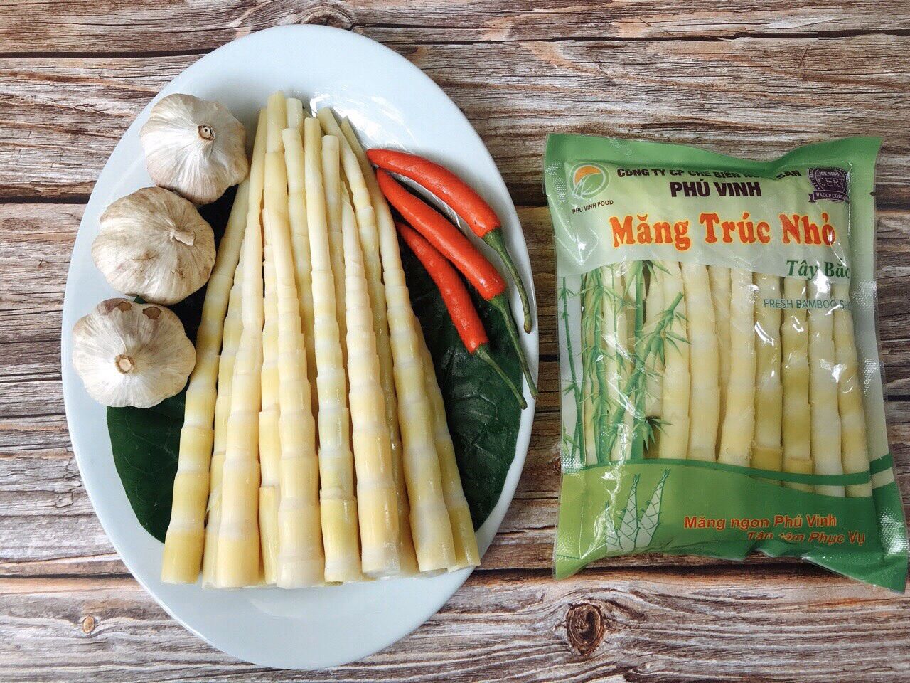 Măng trúc nhỏ phú vinh gói 200g