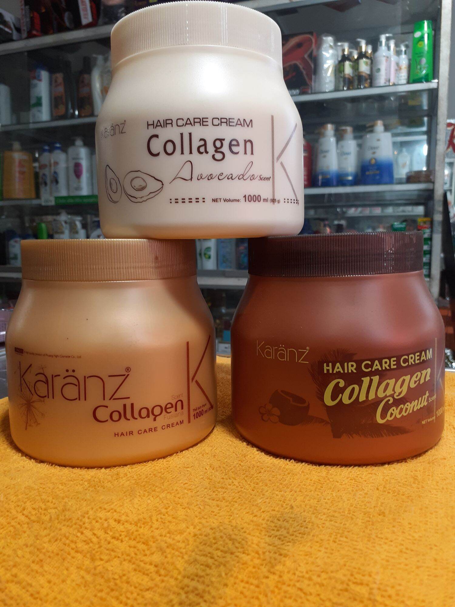 Kem hấp ủ tóc karanz collagen 1000ml