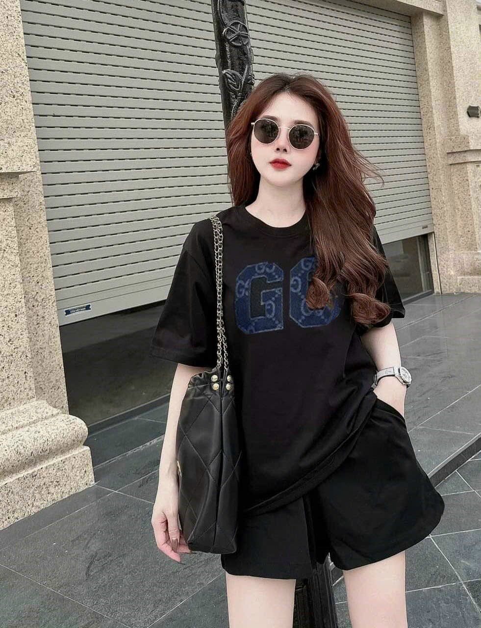 SÉT BỘ SHORT COTTON THÊU LÔ GÔ CAO CẤP