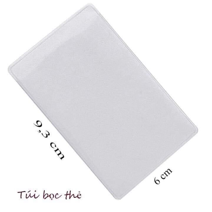 Set 10 túi đựng thẻ, cccd, bằng lái xe trong suốt