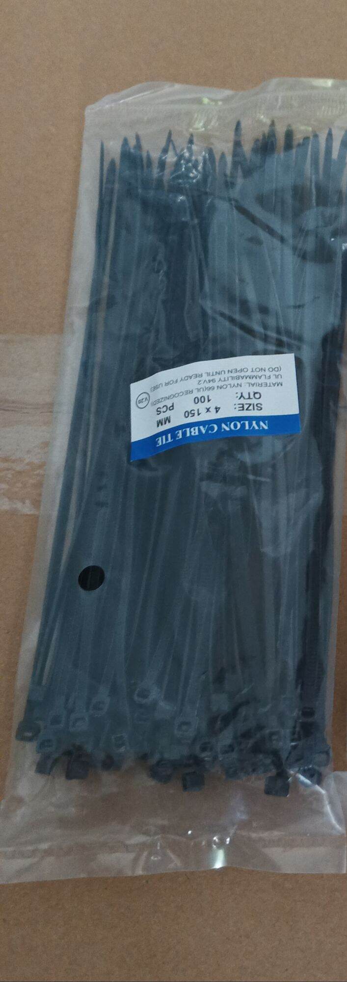 Dây rút nhựa trắng đen