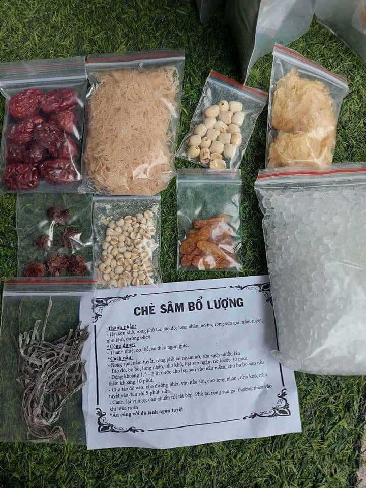 Set Sâm Bổ Lượng 10 vị 400Gram