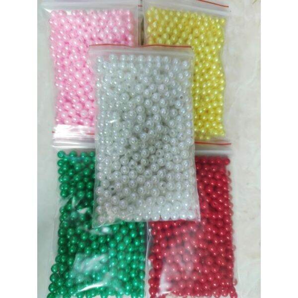 [HCM]100 gr Hạt trai 8 li ( hạt bẹt,hạt cườm) nhiều màu