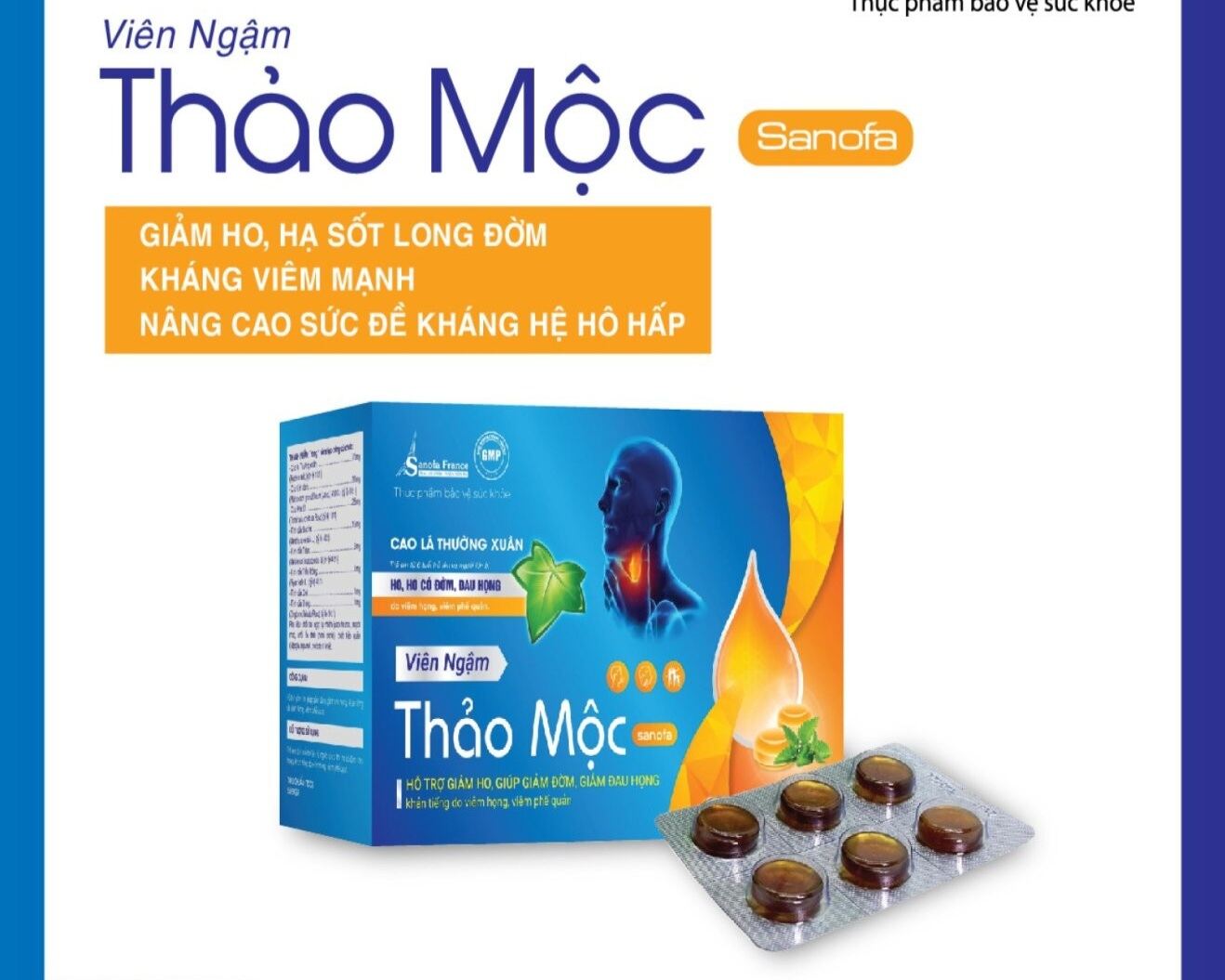 kẹo  ngậm  Thảo Dược  giảm  đau  rát  họng  viêm  họng  khàn tiếng....