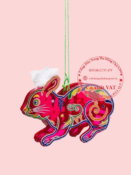 Đồ chơi lồng đèn trung thu mini nhựa hình THỎ