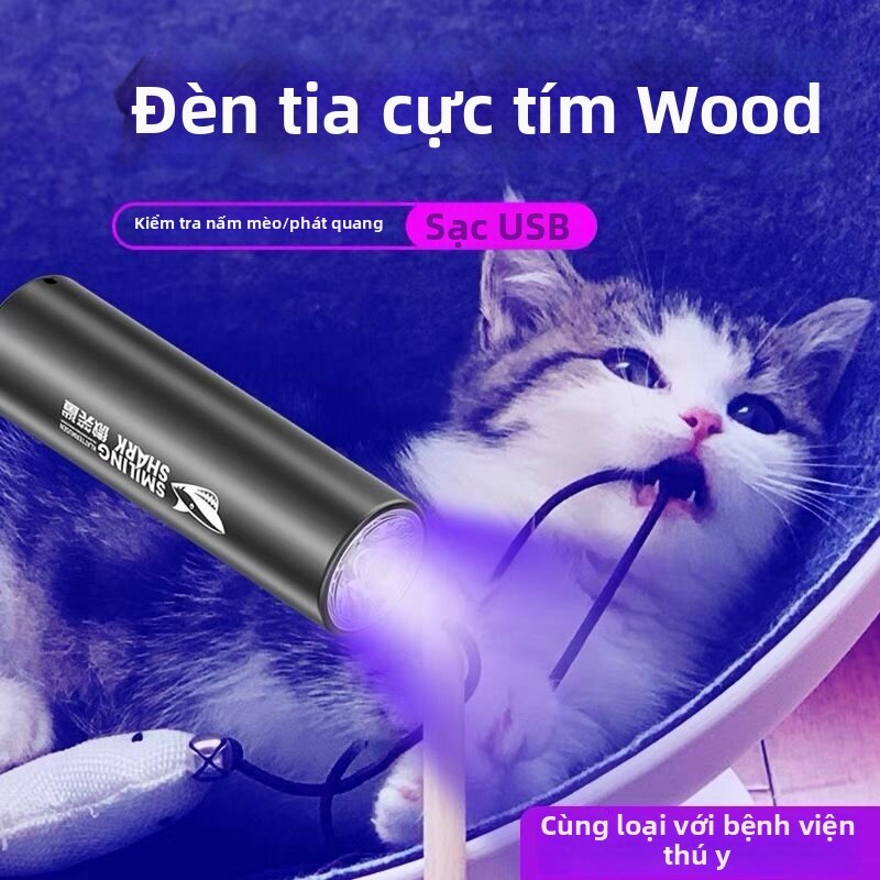 SMILING SHARK | Đèn UV Cầm Tay Phát Hiện Nấm Mốc