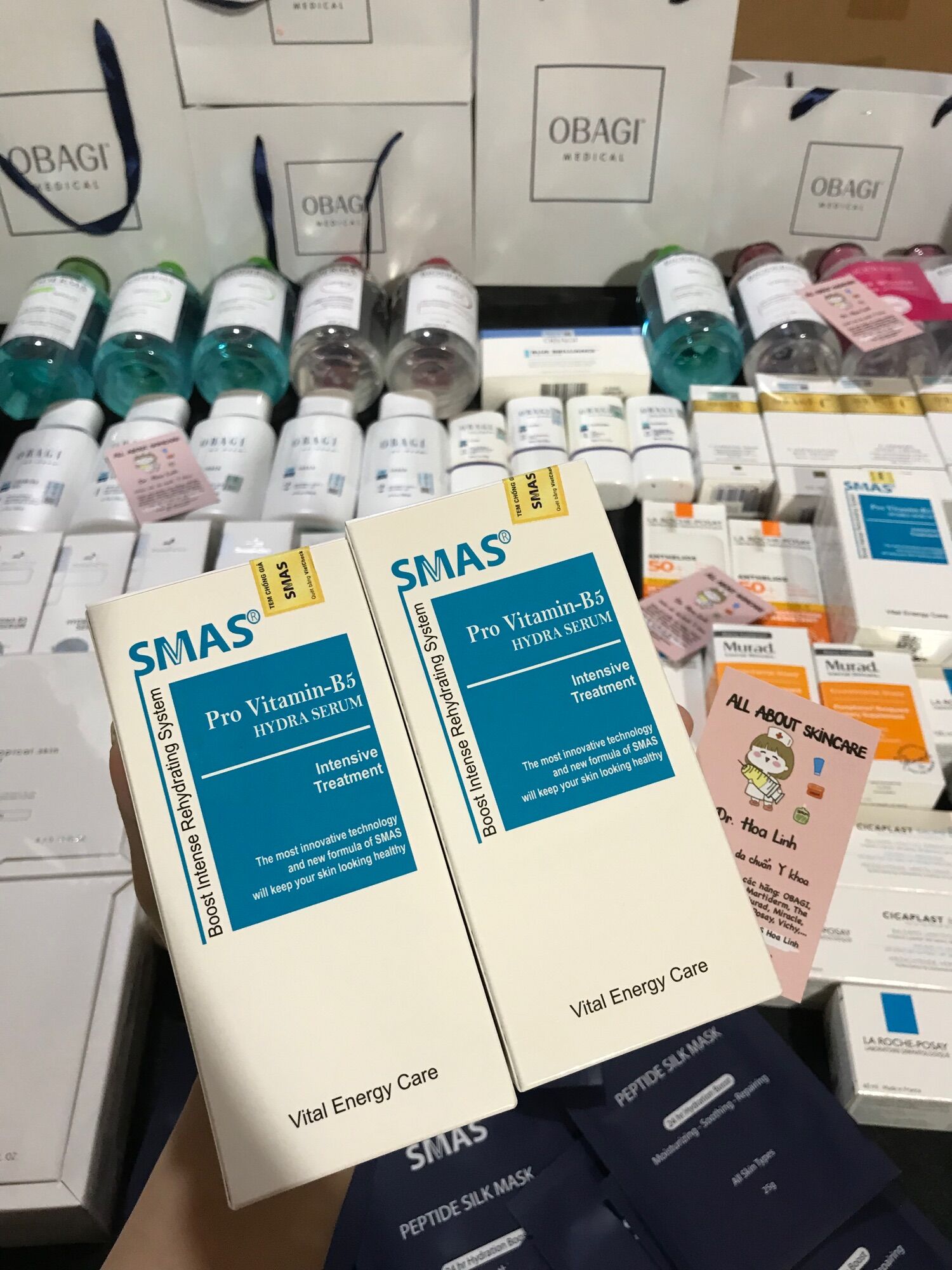 TINH CHẤT SMAS B5 , HA DƯỠNG ẨM, PHỤC HỒI DA