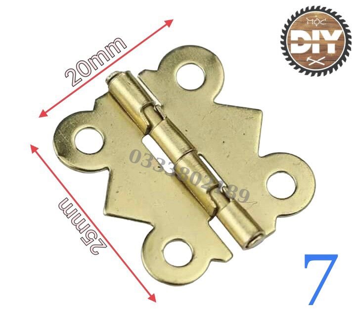 [Hcm]Set of 10 Mini Hinges.