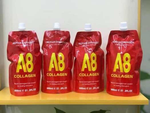 Hấp ủ siêu phục hồi collagen a8 giúp tóc mềm mượt ngay lần đầu sử dụng