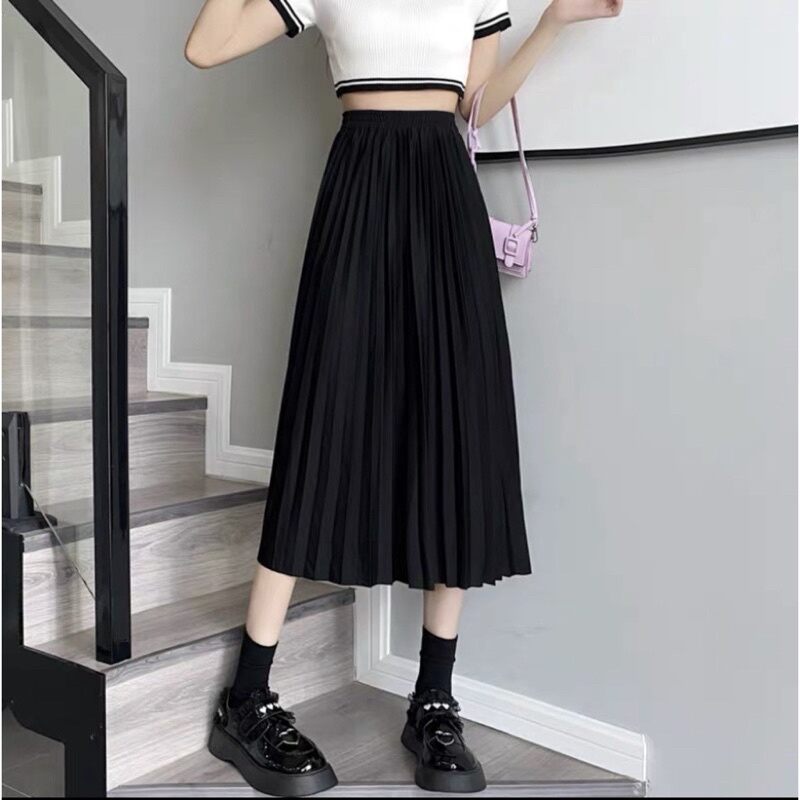 Chân váy xòe nữ dáng dài
