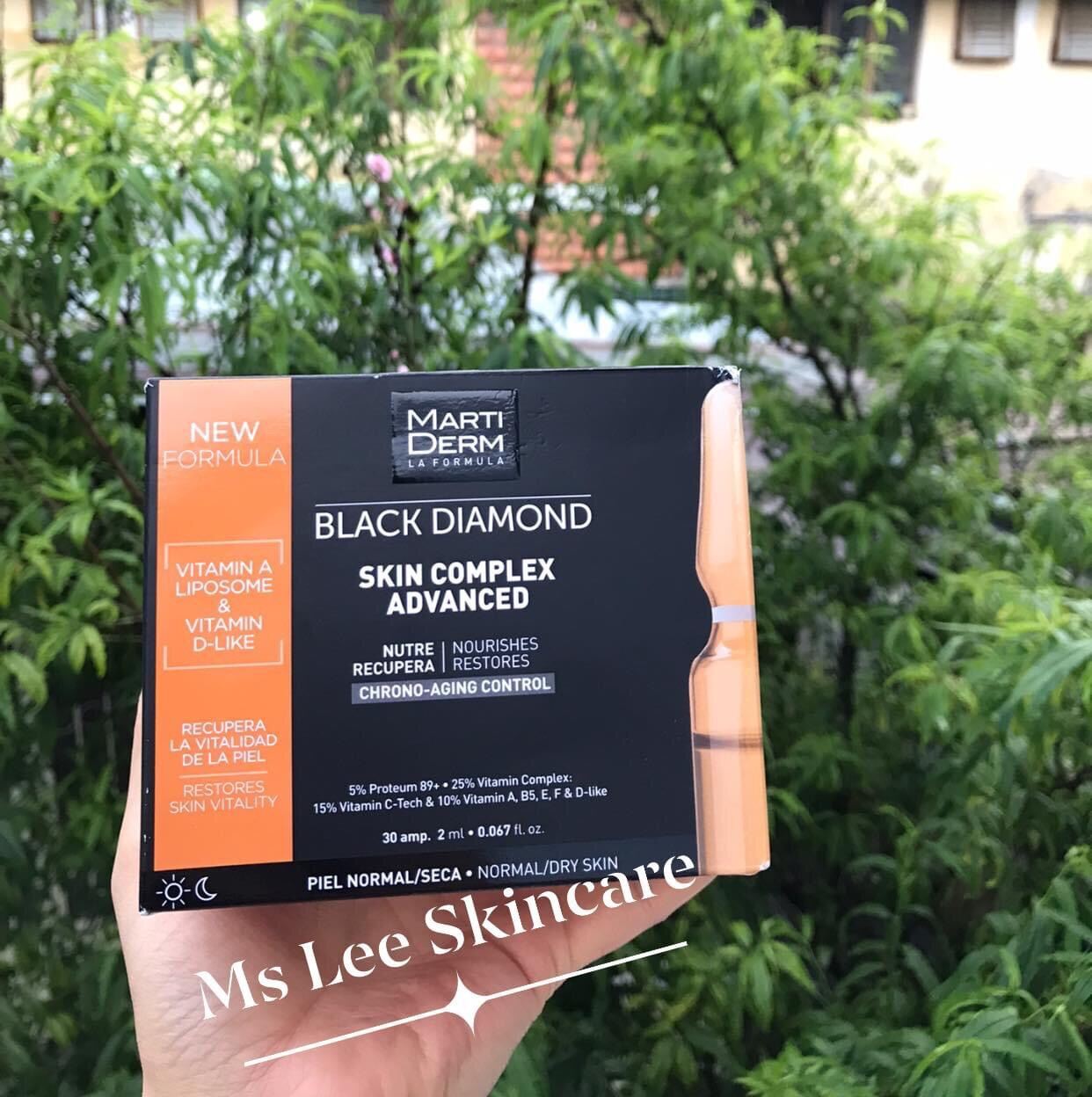 [Tây Ban Nha]Tinh Chất Martiderm Black Diamond Skin Complex Advance