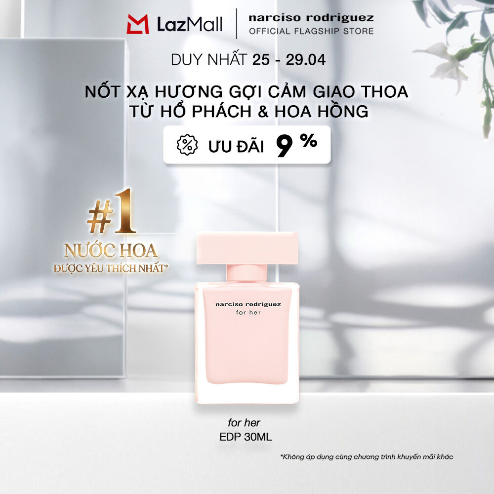 Nước Hoa nữ Narciso Rodriguez For Her Eau De Parfum 30ml