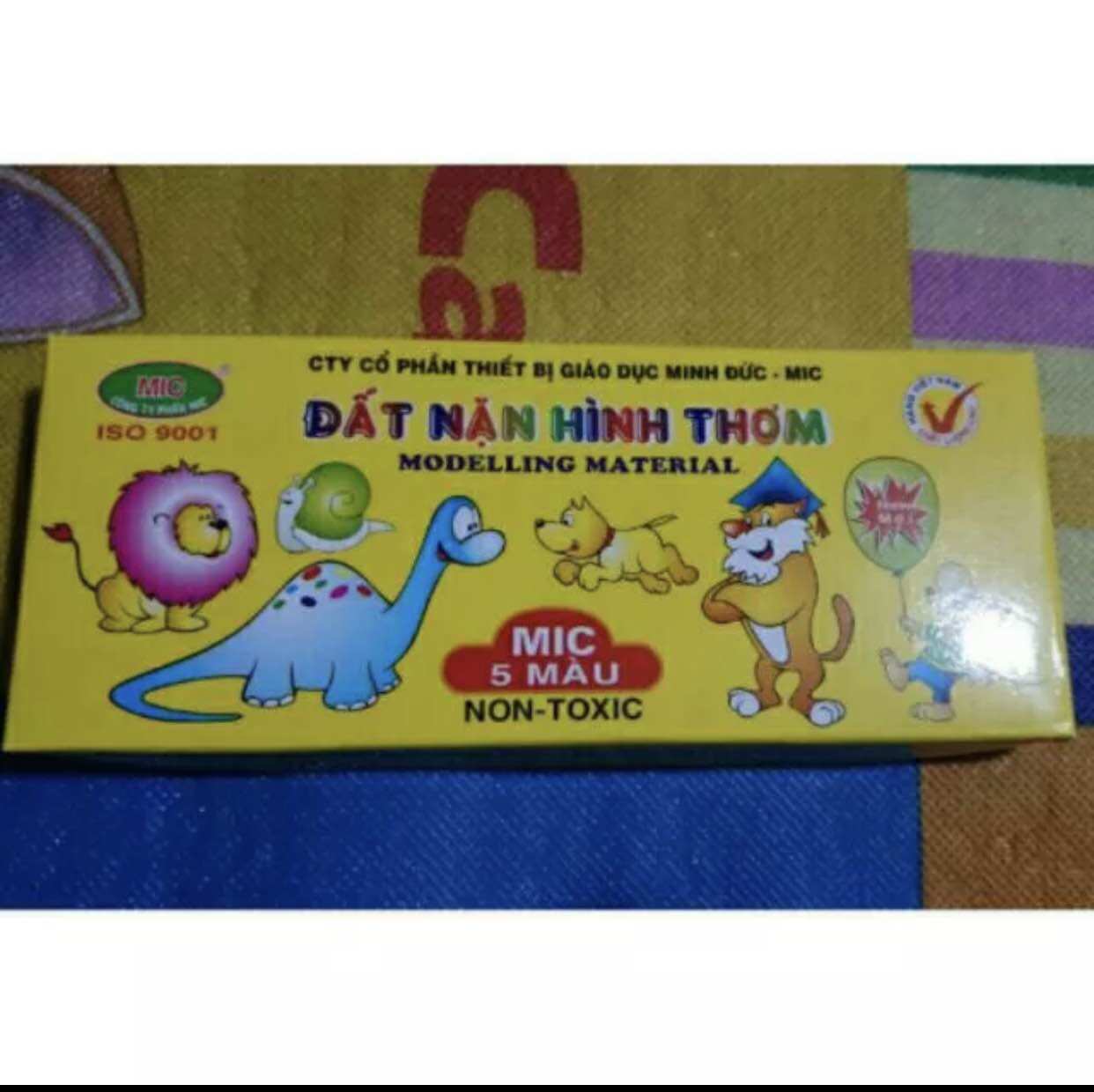 [Sỉ] 10 Hộp Đất Nặn Mic 5 Màu
