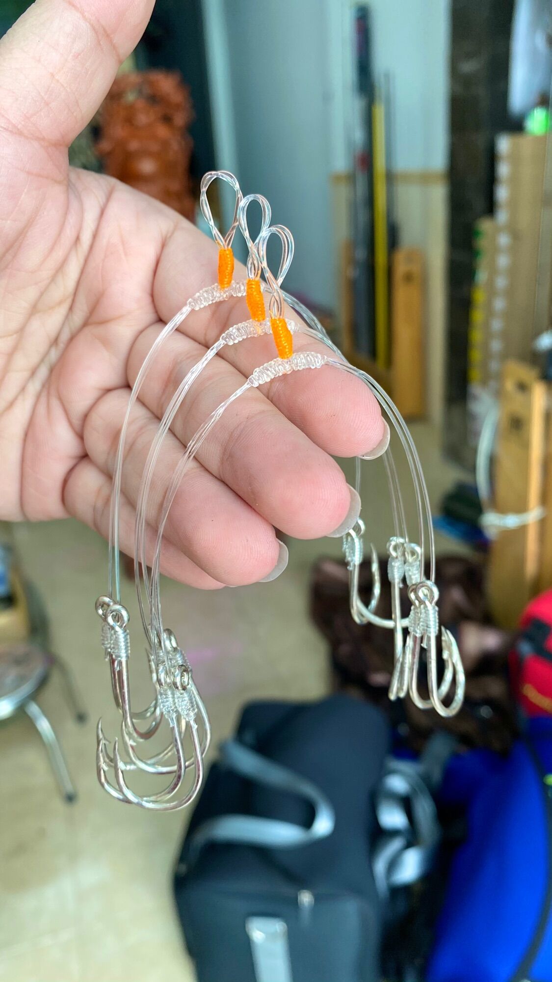 CHÙM NHO CÂU CÁ TRA LƯỠI BẠC KAWA SILVER