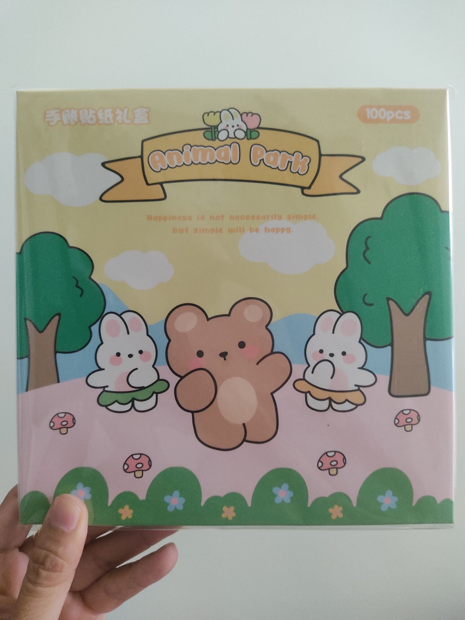 Hộp sticker 100 tấm (1000 sticker) không thấm nước