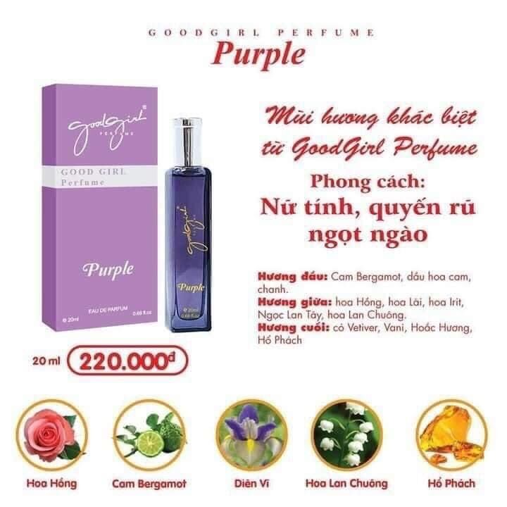 Nước hoa nữ good girl 20ml