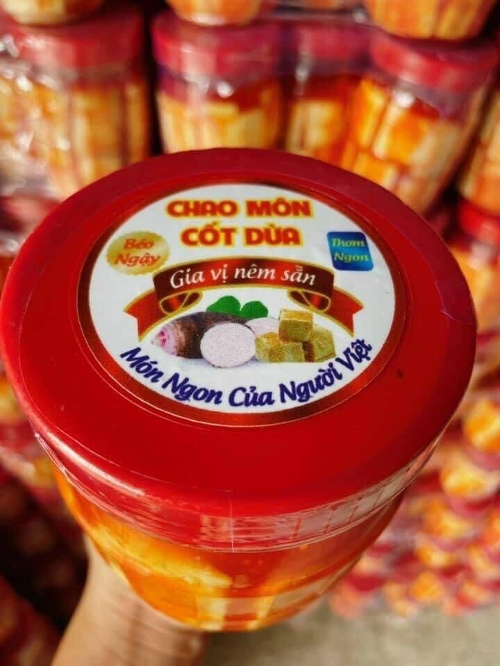 Chao môn cốt dừa