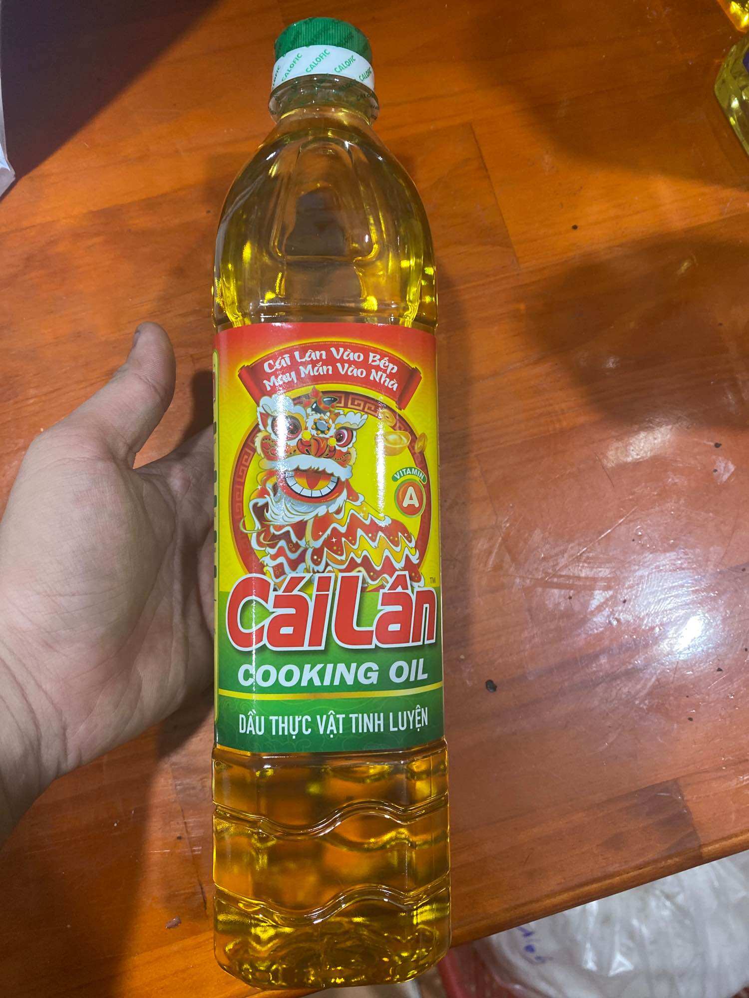 Dầu ăn thực vật cái lân 1 lít