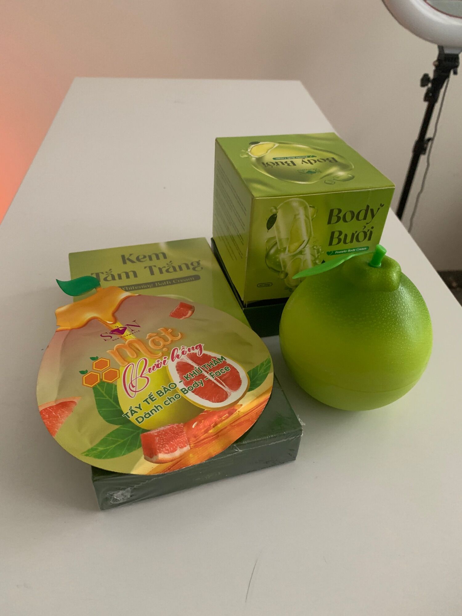 body bưởi chăm sóc da