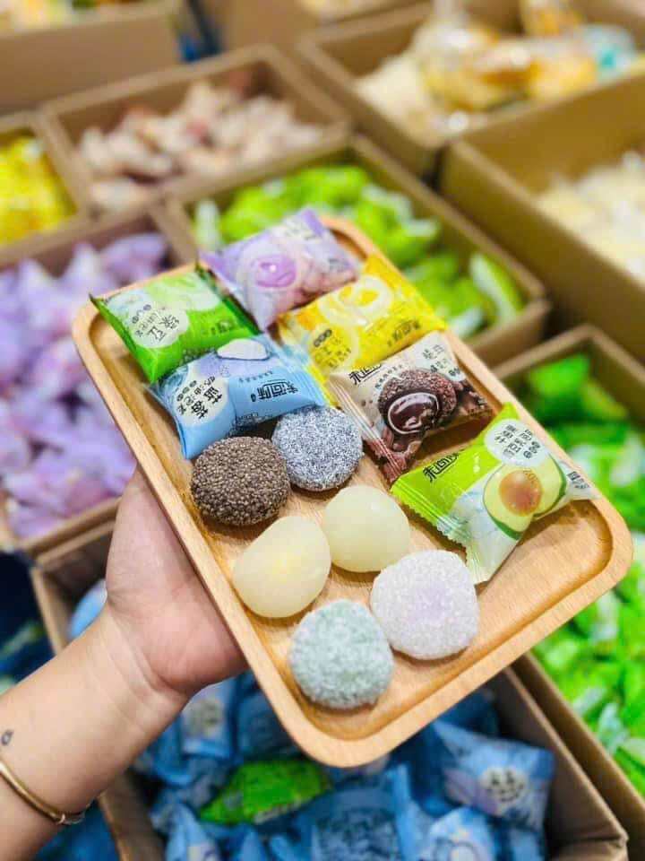 [ TÚI 1KG ] BÁNH MOCHI NHÂN KEM LẠNH LOẠI 1 NHIỀU VỊ SIÊU NGON,THƠM BÉO