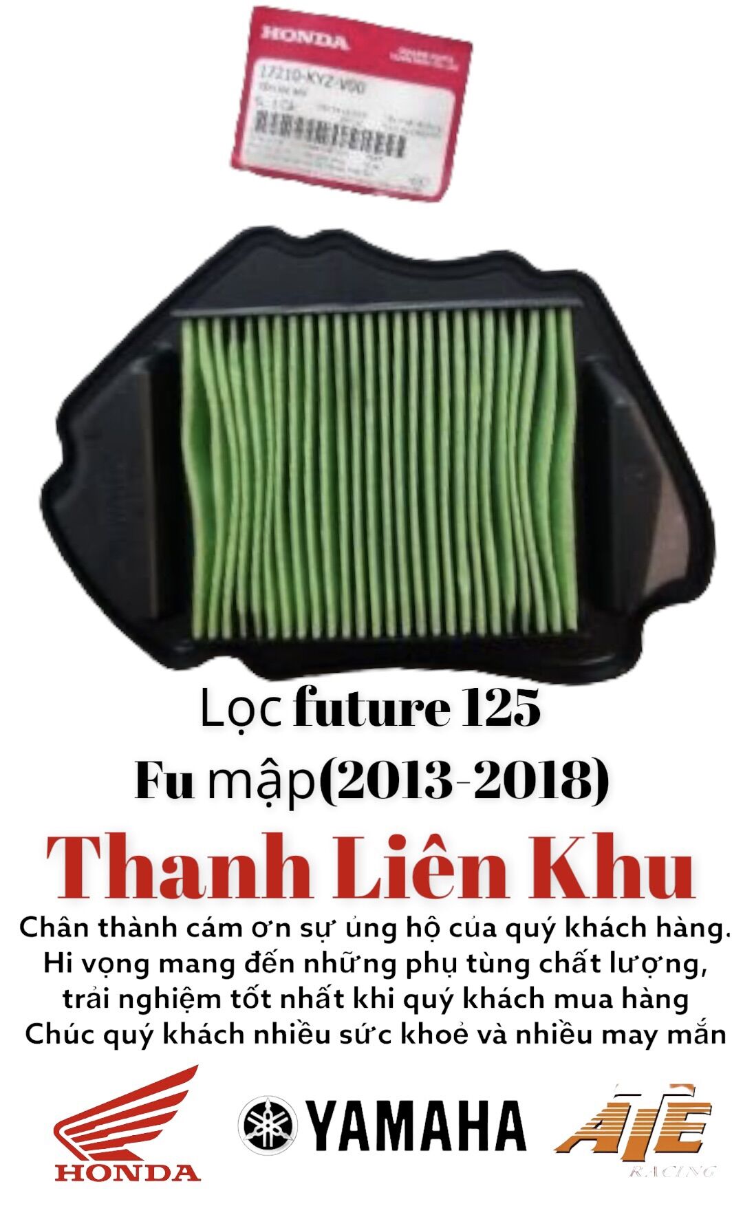 Lọc gió future125 (2013-2018) future mập