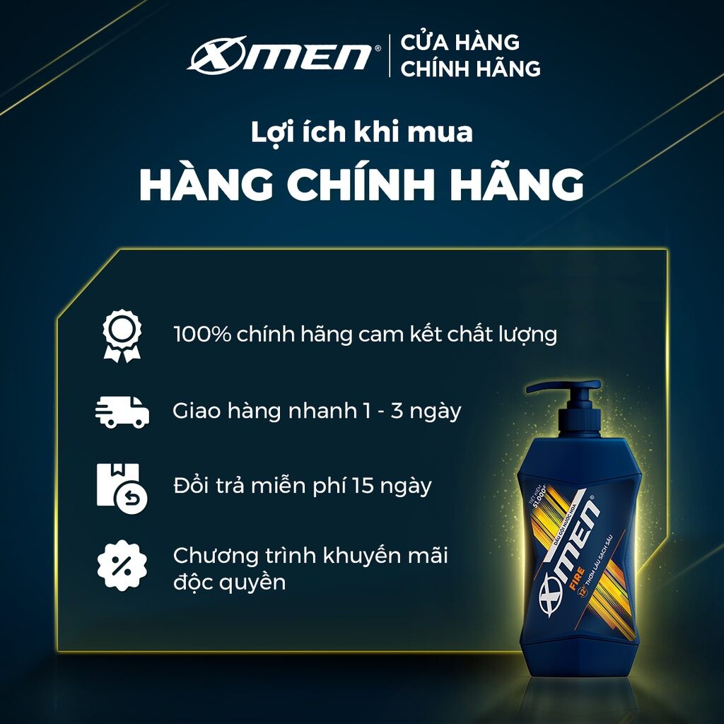 Dầu gội đầu Xmen hương nước hoa  650g