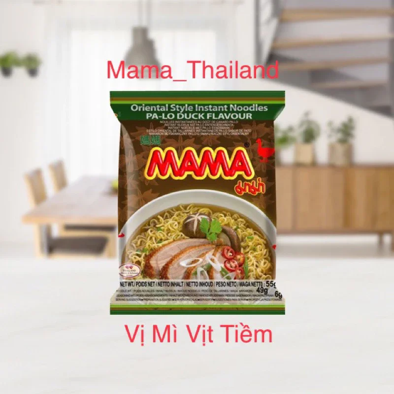 Mì gói mama Thái Lan 60gr (7 loại/thùng 30 gói)