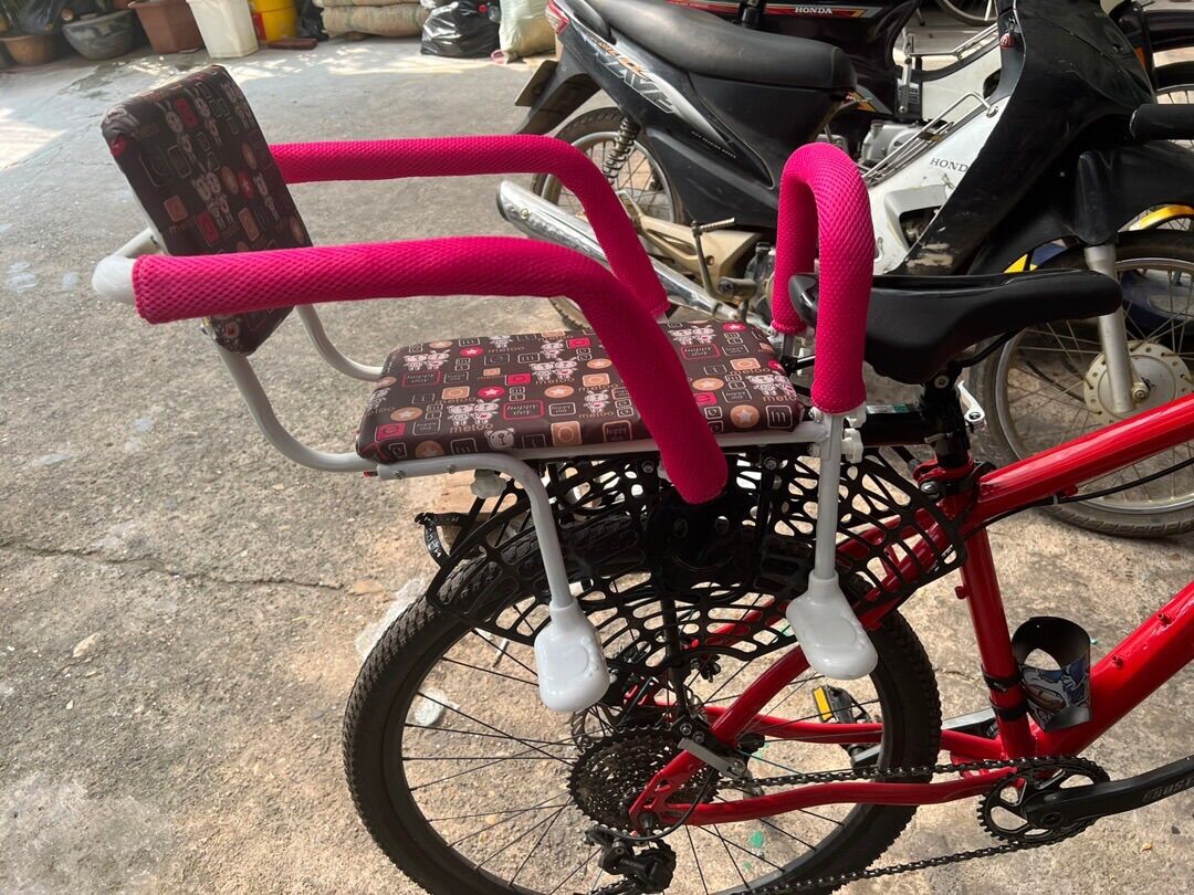 Ghế đôi ngồi sau xe đạp, xe đạp điện