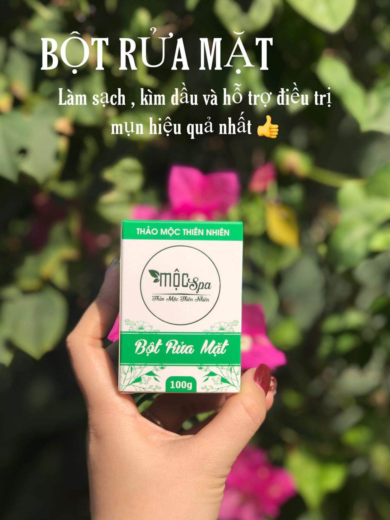 bột rửa mặt mộc spa