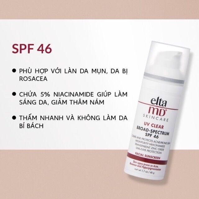 Kem chống nắng Elta MD Spf45/SPf46/Spf41 full size