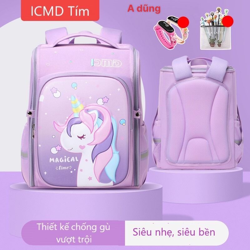 Balo chống gì lưng hình 3d nổi