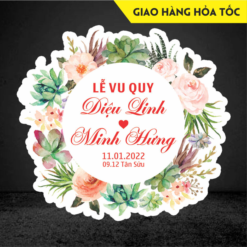 Bảng để cổng cưới, trang trí đám cưới