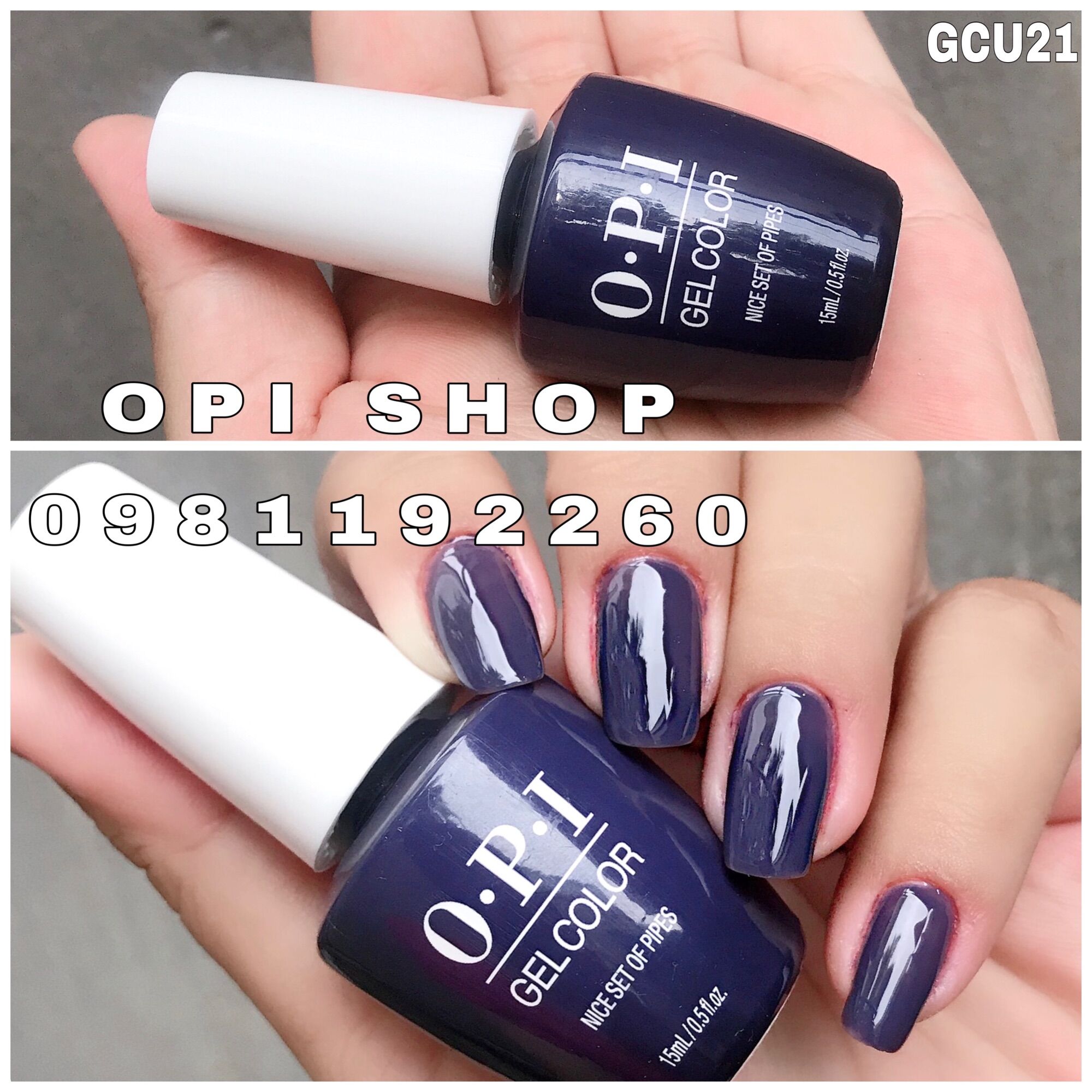 (GCU21) SƠN GEL HƠ MÁY - SƠN MÓNG TAY OPI