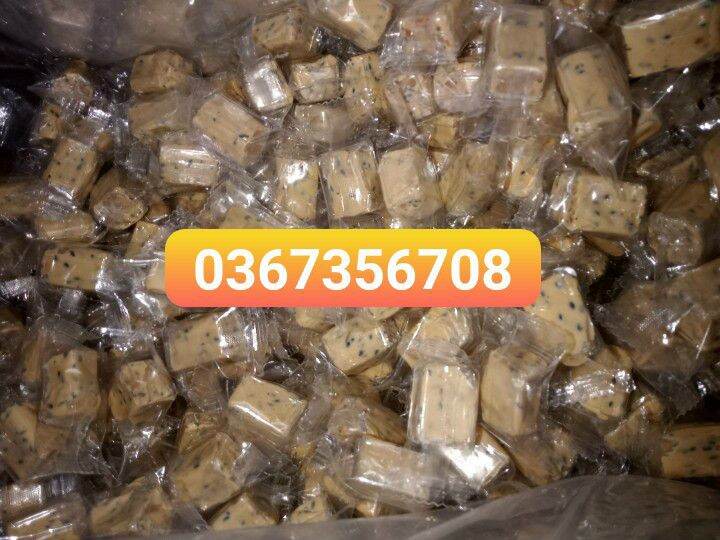 Kẹo dừa mè đen đậu phộng 500g