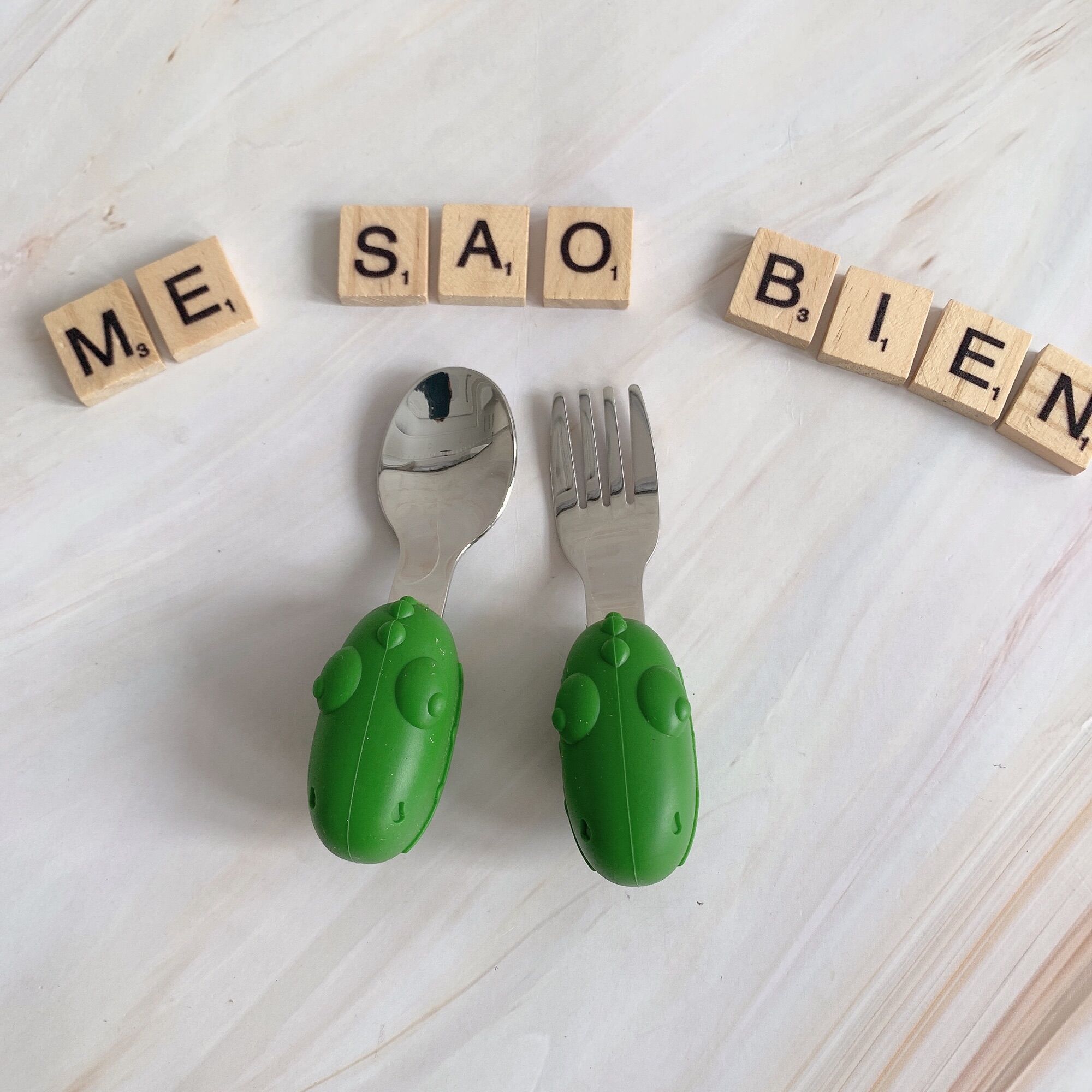 Set thìa nĩa tập ăn cho bé