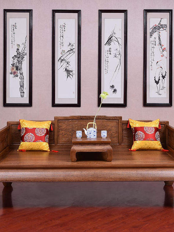 XIANMINGYUAN | Chickenwing Wood Chinese-style Ruan Bed for Resting & Tea Tasting Giá 46,275,000 Đồng*Miễn phí vận chuyển