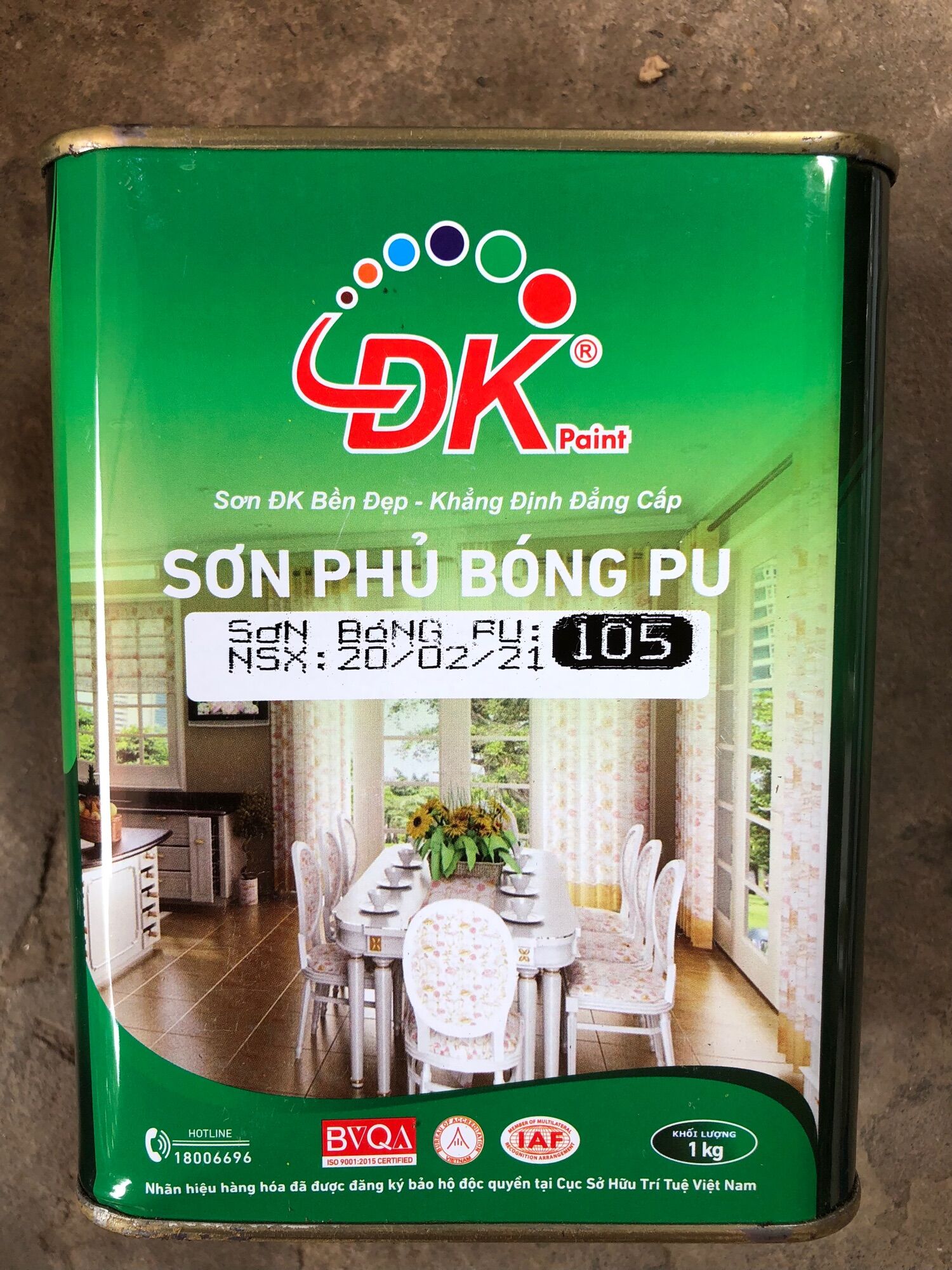 Sơn PU Đại Kiều, Sơn phủ bóng PU