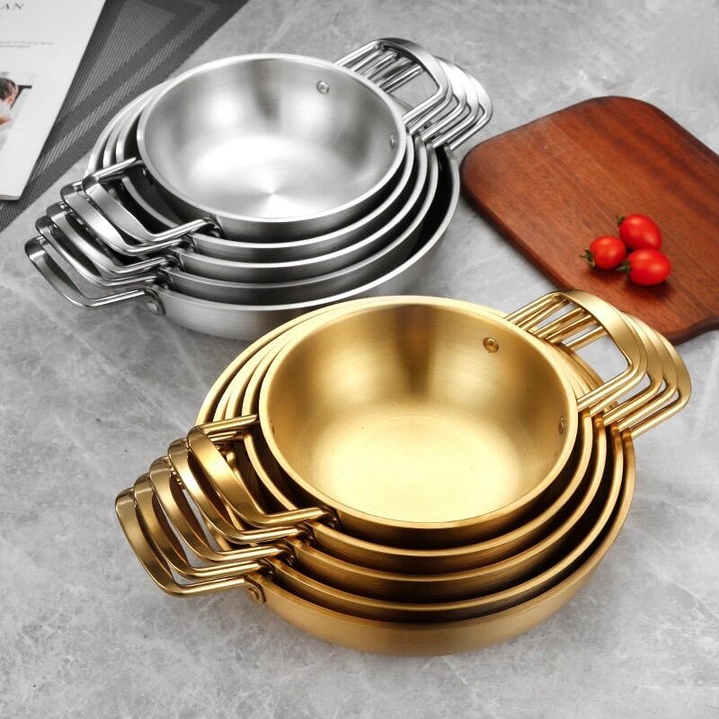 Chảo , nồi lẩu inox kiểu hàn quốc