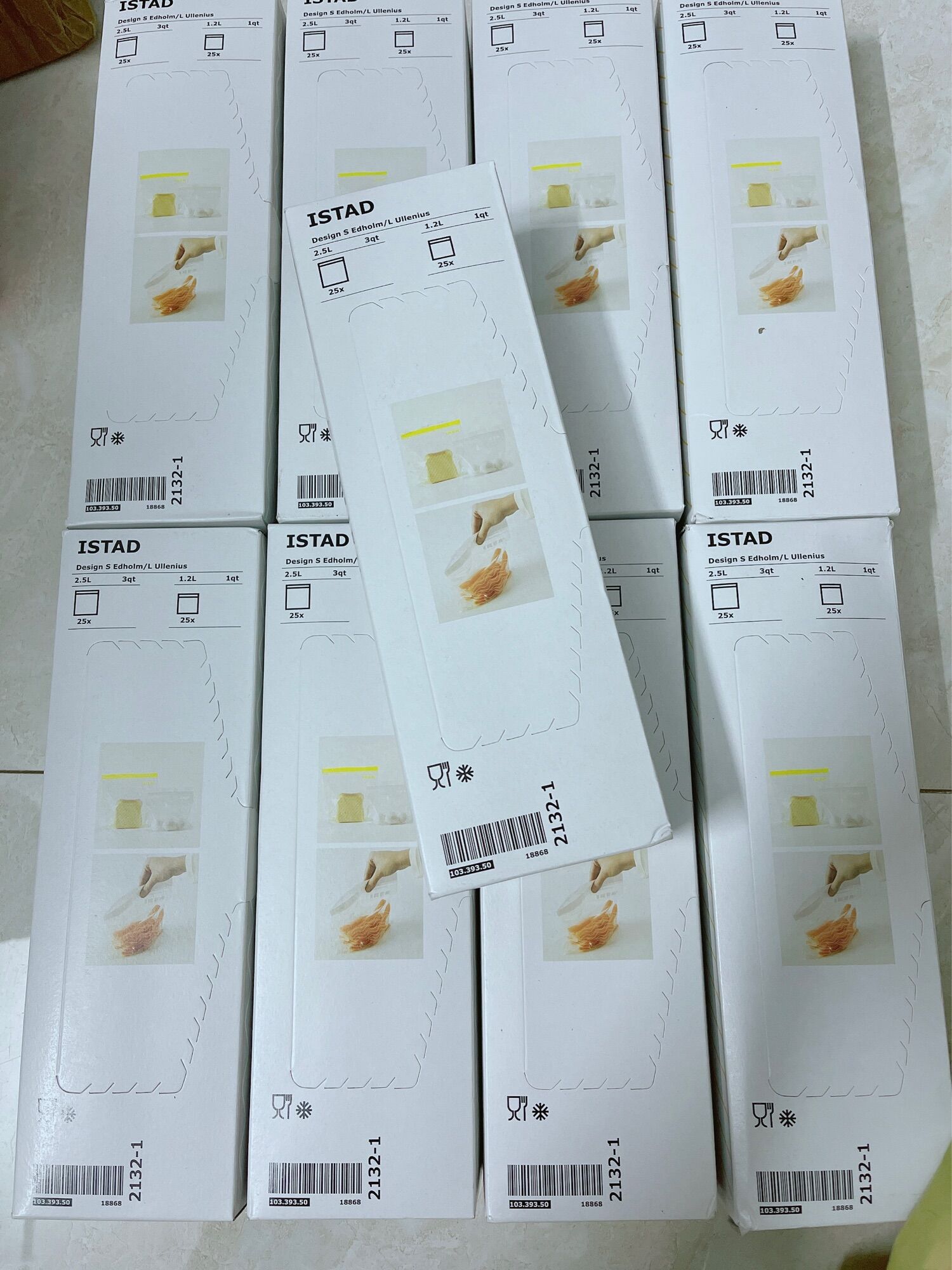 Túi zip đựng thực phẩm ikea thái lan