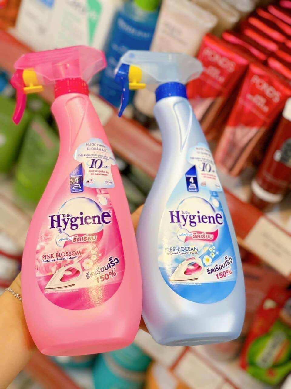 Nước thơm xịt ủi quần áo hygiene thái lan