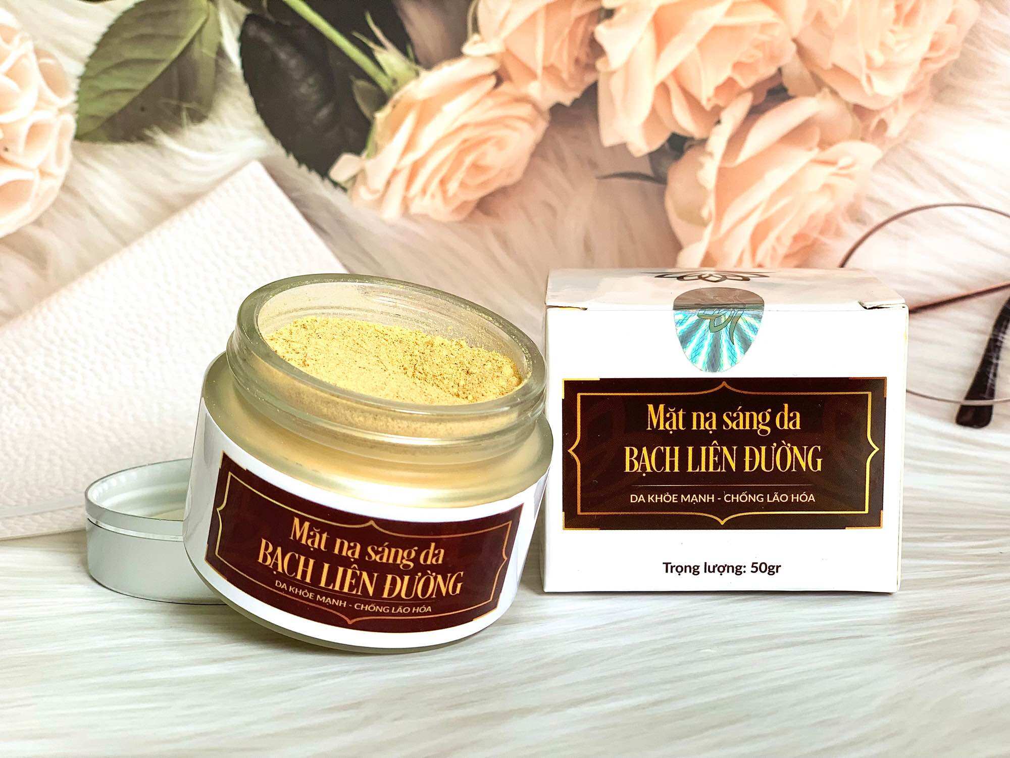 Lọ Mặt Nạ Sáng Da Bạch Liên Đường